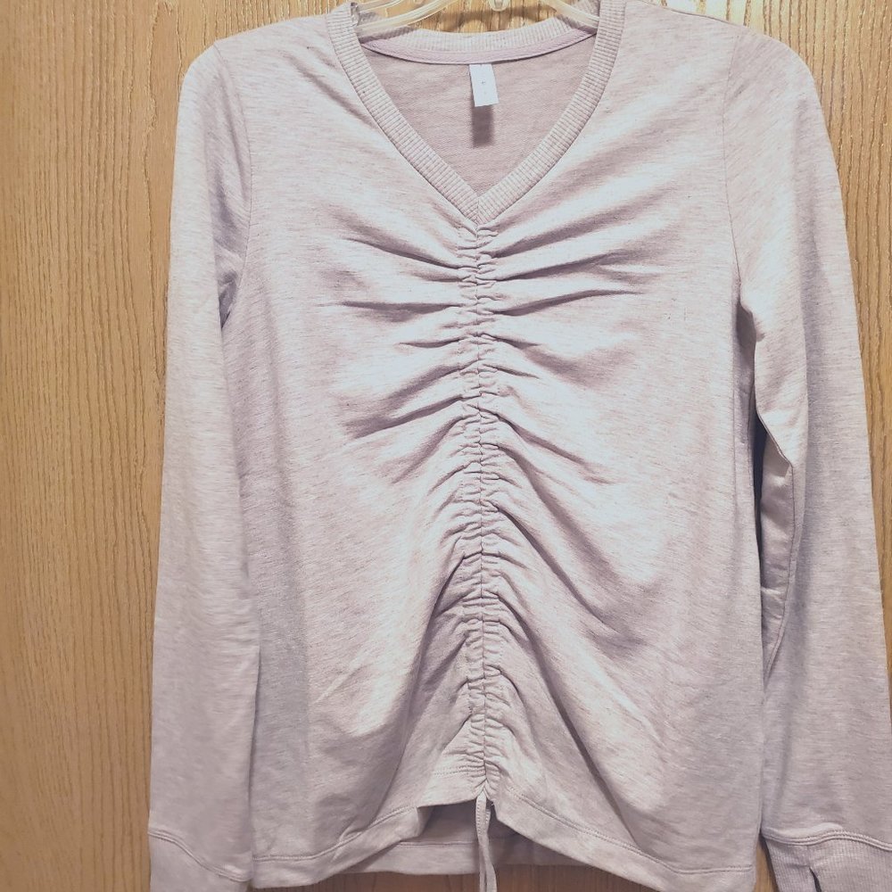 Lilac colored women's loose lightweight top by ideology size S